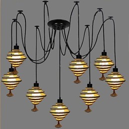 The Nordic Country Retro Honeycomb Luster Lustrová lampa The Heavenly Maids Scatter Blossoms.