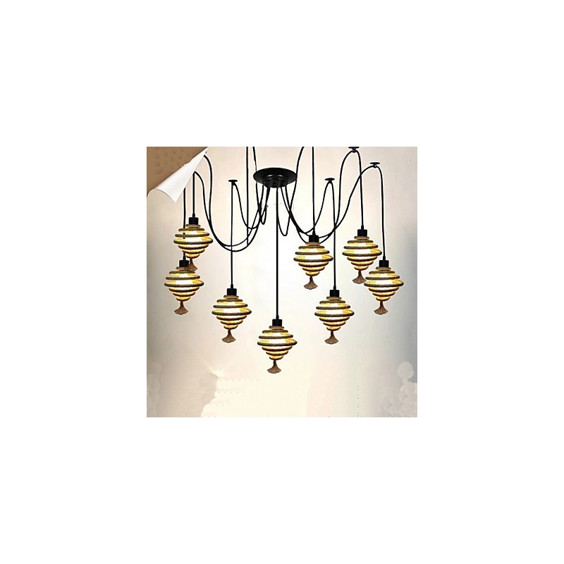 The Nordic Country Retro Honeycomb Luster Lustrová lampa The Heavenly Maids Scatter Blossoms.