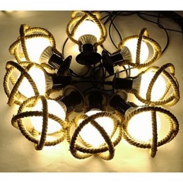 Lanová lampa Luster Oblečenie dlhé Creative The Heavenly Maids Scatter Blossoms. Spider lampa