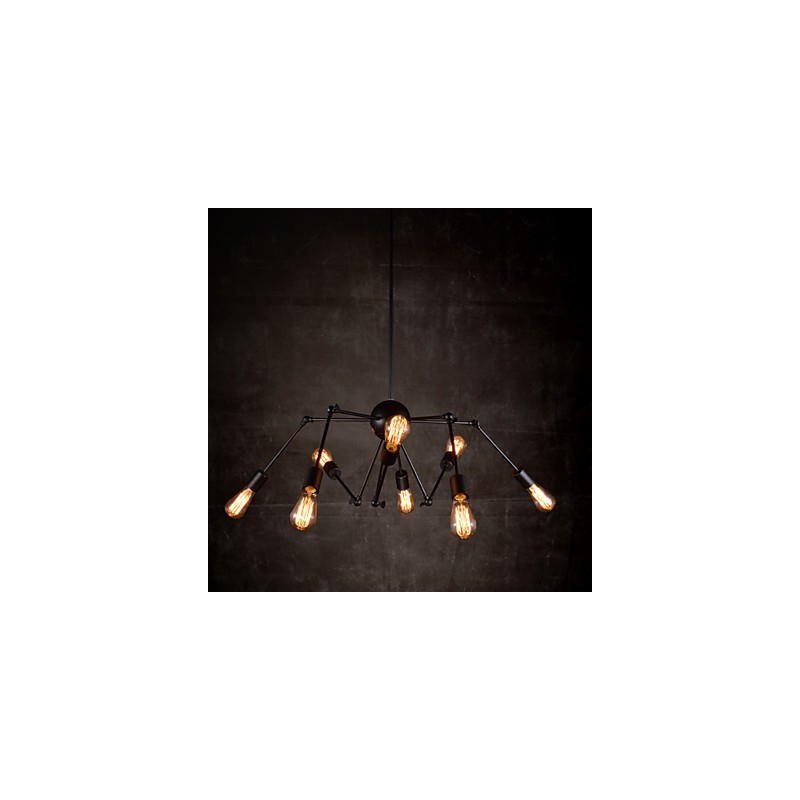 Creative 8 Light Brushed Nikel Luster