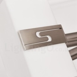 6 Ľahký moderný súčasný luster so skleneným tienidlom