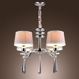 Moderný súčasný tradičný klasický rustikálny chrómový kovový luster Lodge Vintage Island Crystal Chrome