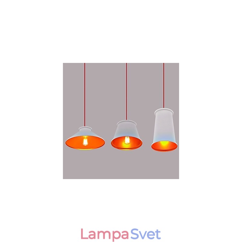 Luster Mini štýl Moderné súčasné kovové 3 svetelné závesné svietidlo