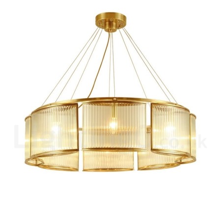 8 Ľahký retro rustikálny luxusný mosadzný závesný lampový luster so skleneným tienidlom 8 Ľahký retro rustikálny luxusný mosadzný závesný lampový luster so skleneným tienidlom