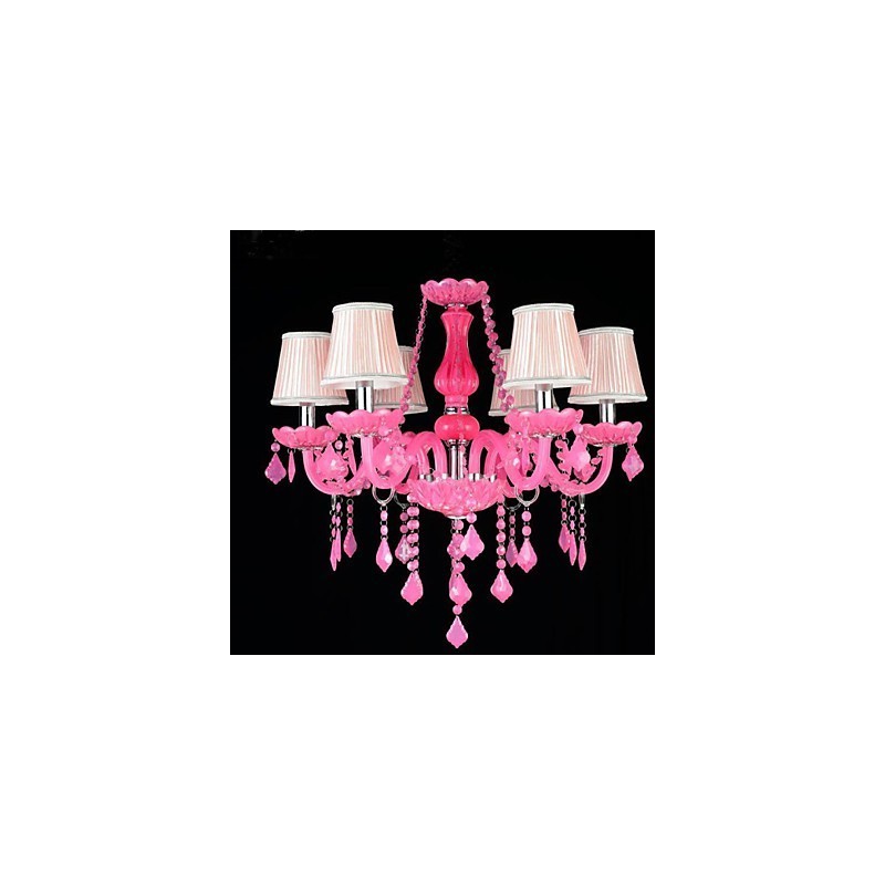 Kávová lampa Project Light Candle Krištáľová závesná lampa Ružová A