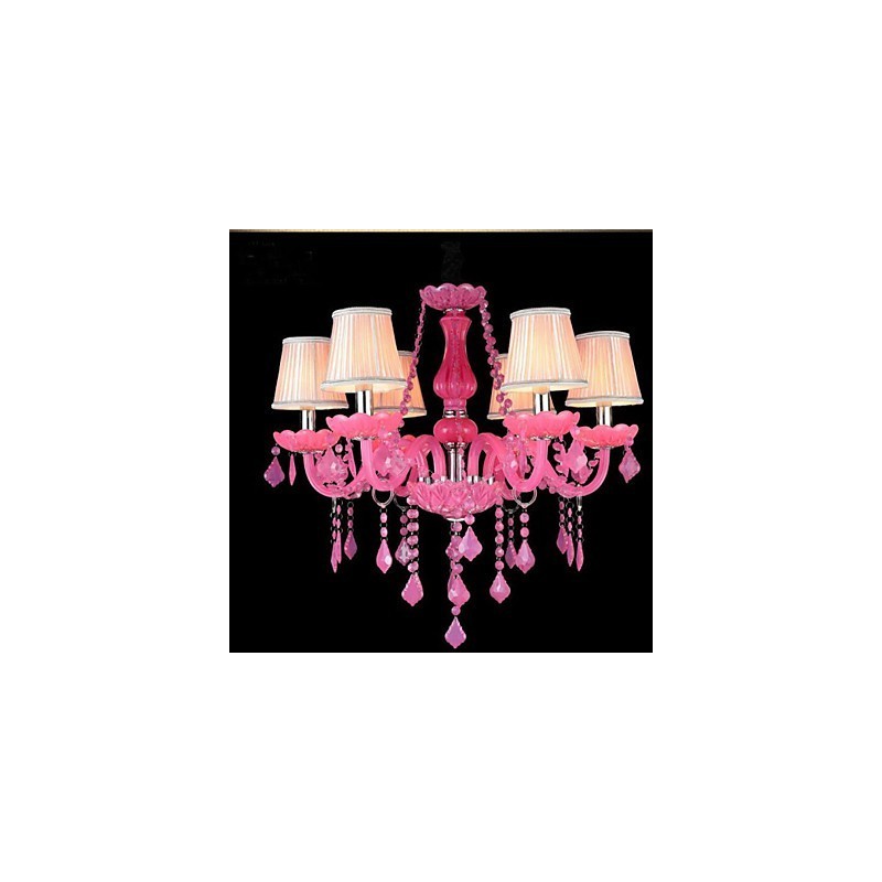 Kávová lampa Project Light Candle Krištáľová závesná lampa Ružová A