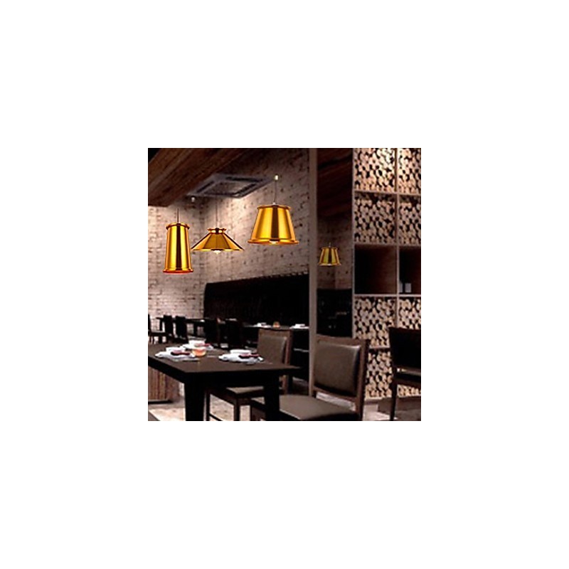 Luster Mini štýl Moderné súčasné kovové 3 svetelné závesné svietidlo