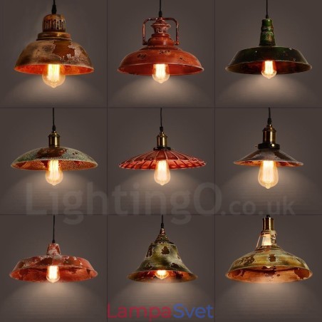 1 Light Rustic Lodge Retro Vintage Pendant Light Loft 1 Light Rustic Lodge Retro Vintage Pendant Light Loft