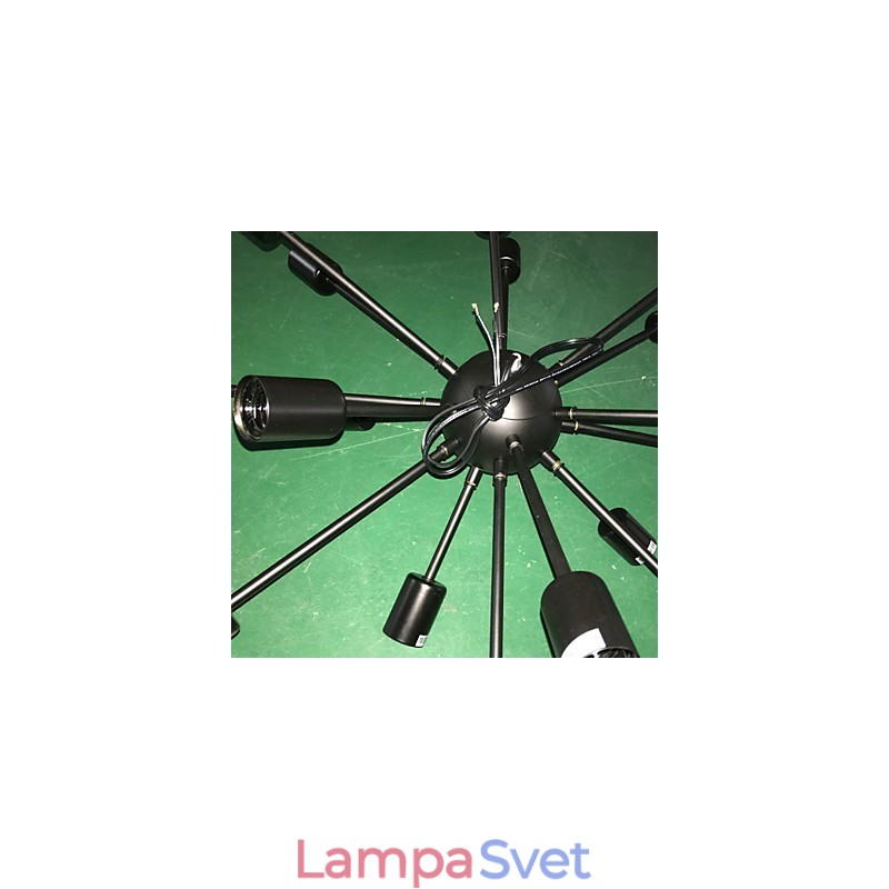 Minimalistický radiálny 18 svetelný luster v severoamerickom štýle