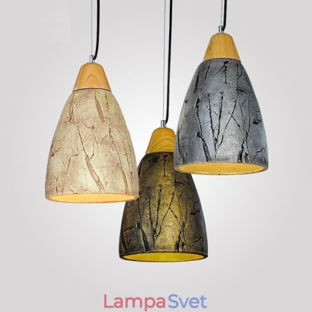 1 moderná moderná závesná stropná lampa z cementu 1 moderná moderná závesná stropná lampa z cementu