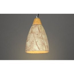 1 moderná moderná závesná stropná lampa z cementu
