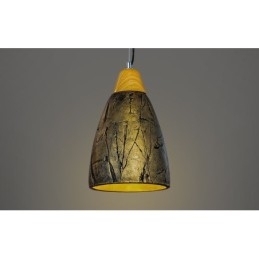1 moderná moderná závesná stropná lampa z cementu