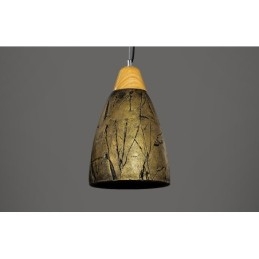 1 moderná moderná závesná stropná lampa z cementu