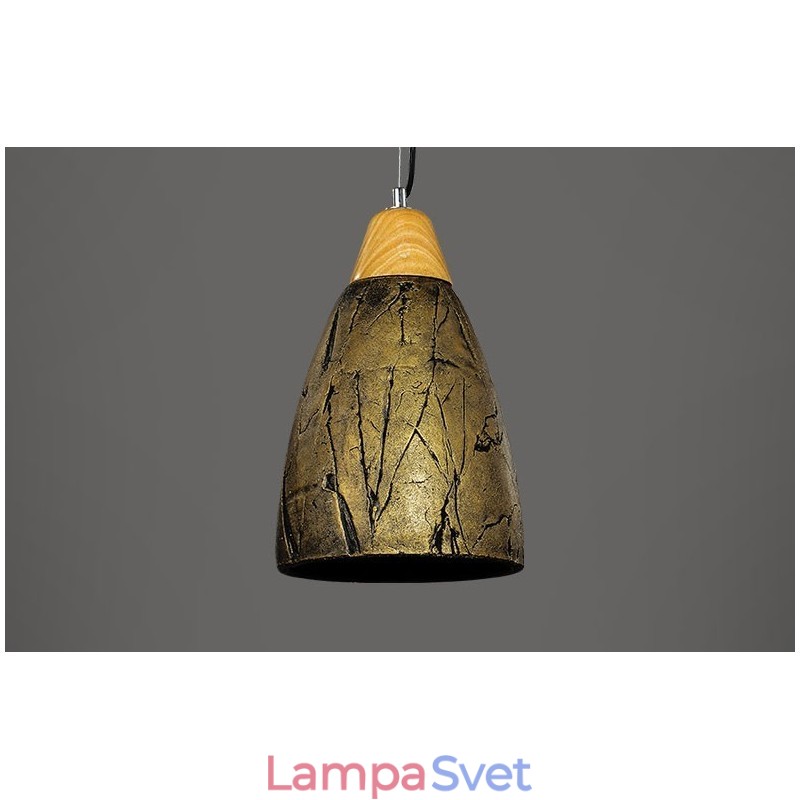 1 moderná moderná závesná stropná lampa z cementu