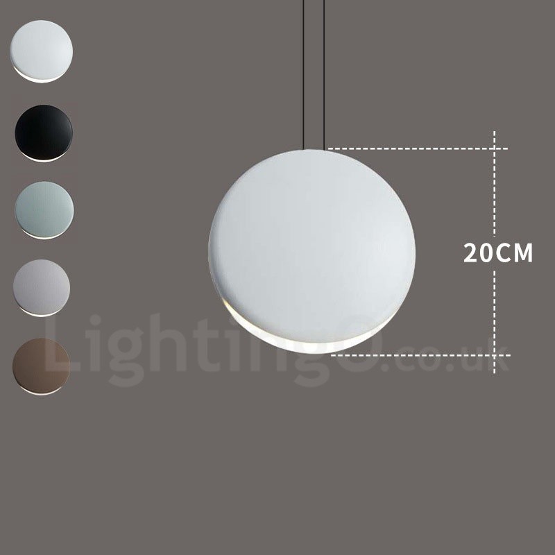 1 moderná moderná závesná stropná lampa z cementu
