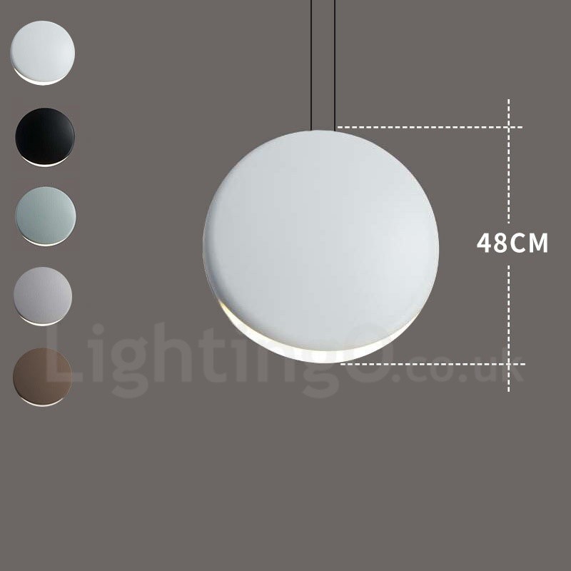 1 moderná moderná závesná stropná lampa z cementu