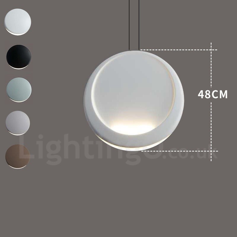 1 moderná moderná závesná stropná lampa z cementu