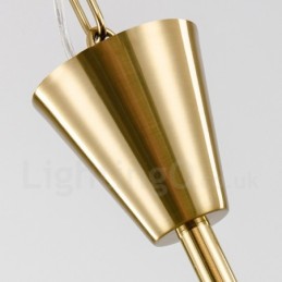 Moderné súčasné 9 ľahké oceľové závesné svietidlo s krištáľovým tienidlom