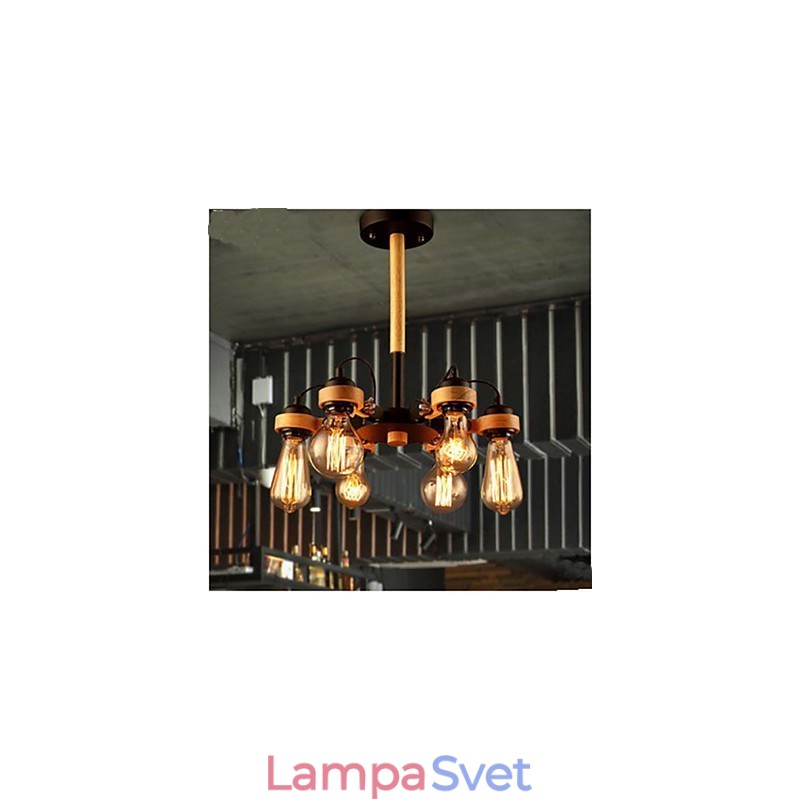 Štúdiové lampy a lampy Americký retro strop 6