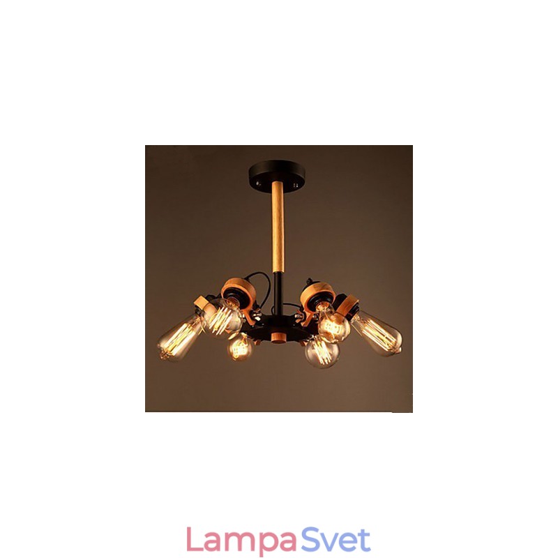 Štúdiové lampy a lampy Americký retro strop 6