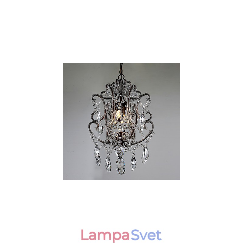 Moderný luster Design Vintage Luster Loft Crystal Light Fixture Luster Závesná lampa