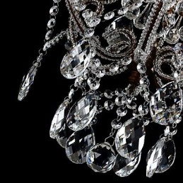 Moderný luster Design Vintage Luster Loft Crystal Light Fixture Luster Závesná lampa