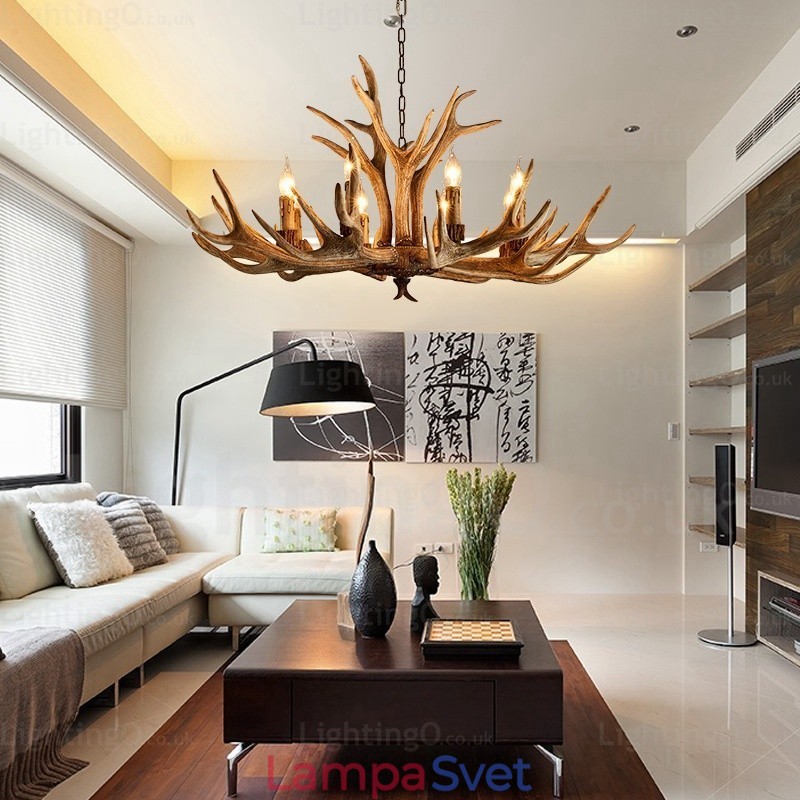 8 Svetlý vidiecky rustikálny severský moderný moderný luster
