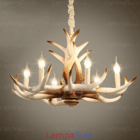 6 Light Vintage Retro Luster 6 Light Vintage Retro Luster