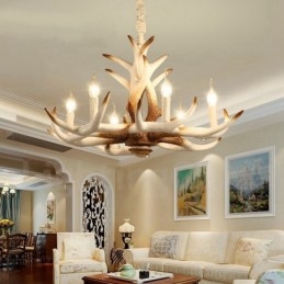 6 Light Vintage Retro Luster