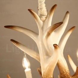 6 Light Vintage Retro Luster