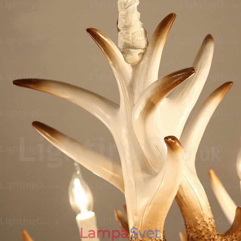 6 Light Vintage Retro Luster