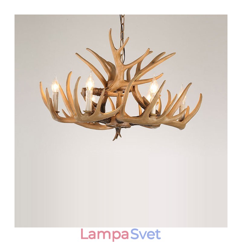 6 Light Vintage Retro Luster
