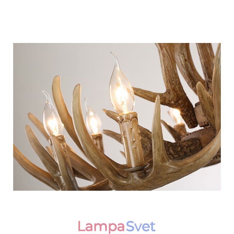 6 Light Vintage Retro Luster