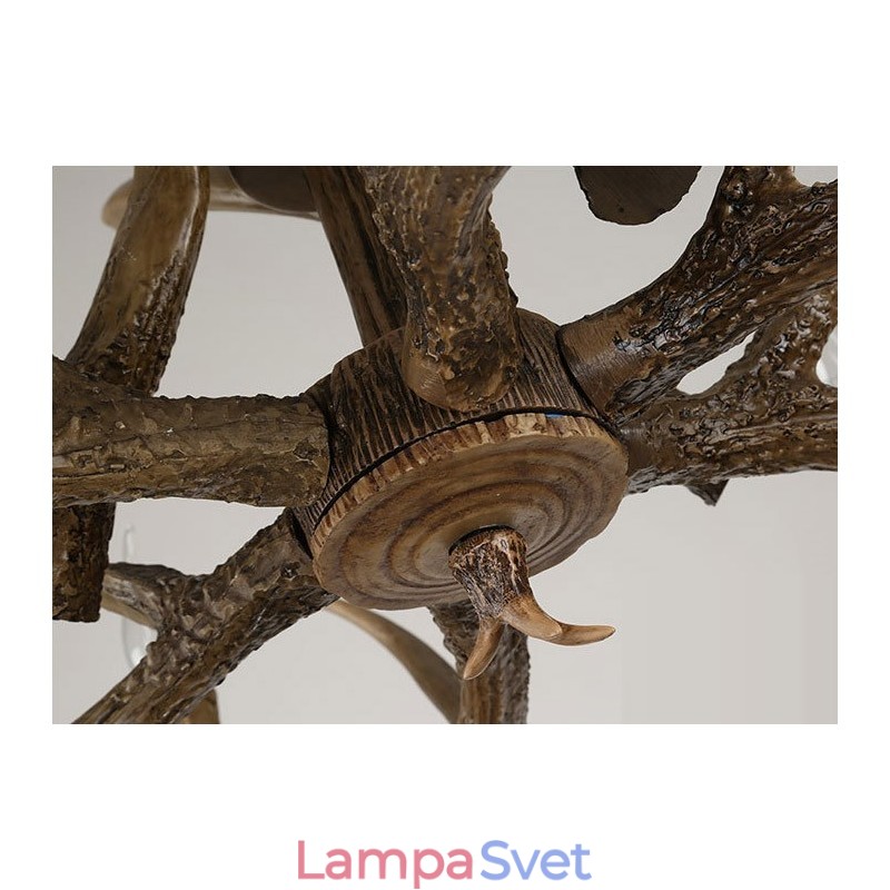 6 Light Vintage Retro Luster