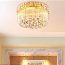 Moderný luxusný luster Crystal Absorb Dome Light Priemer 35CM Obsahuje 3 žiarovky