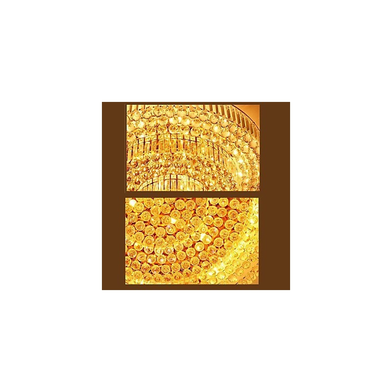 Moderný luxusný luster Crystal Absorb Dome Light Priemer 35CM Obsahuje 3 žiarovky