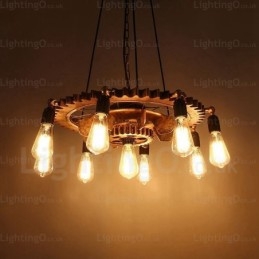 9 Light Vintage Retro závesné svietidlo