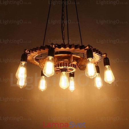 9 Light Vintage Retro závesné svietidlo 9 Light Vintage Retro závesné svietidlo