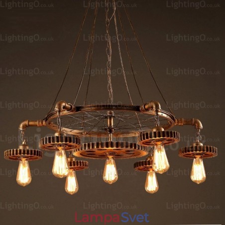 7 Light Vintage Retro závesné svietidlo 7 Light Vintage Retro závesné svietidlo
