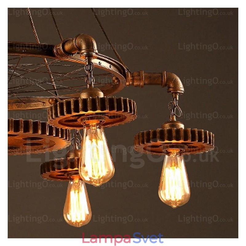 7 Light Vintage Retro závesné svietidlo