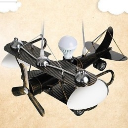Detská lampa Lampy do lietadla A lampáše lampa Boy Cartoon osvetlenie