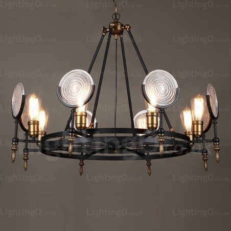 6 Light Vintage Retro závesné svietidlo so skleneným tienidlom 6 Light Vintage Retro závesné svietidlo so skleneným tienidlom