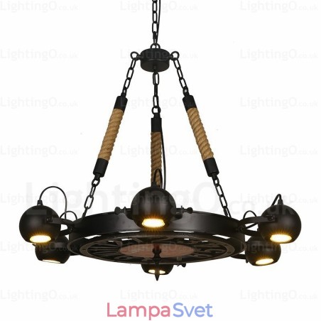 6 Light Vintage retro závesné svietidlo s tienidlom z nehrdzavejúcej ocele 6 Light Vintage retro závesné svietidlo s tienidlom z nehrdzavejúcej ocele