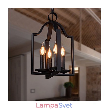 4 Light Vintage Minimalist Iron Painting Pendant Light 4 Light Vintage Minimalist Iron Painting Pendant Light