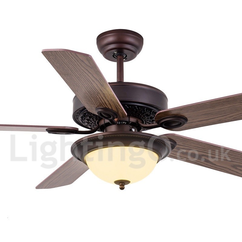 42" 48" 52" Country Retro Rustic Lodge Vintage stropný ventilátor
