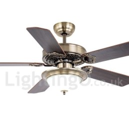 42" 48" 52" Country Retro Rustic Lodge Vintage stropný ventilátor