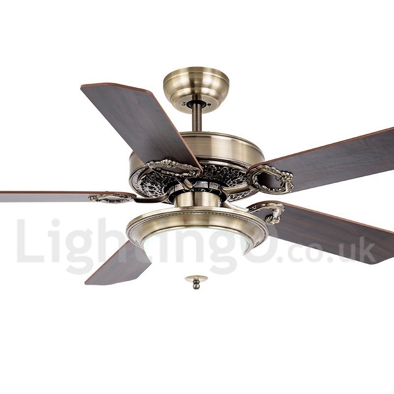 42" 48" 52" Country Retro Rustic Lodge Vintage stropný ventilátor