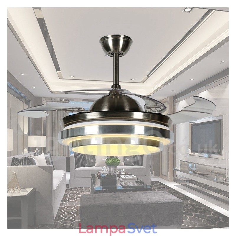 36-palcový moderný stropný ventilátor európskeho štýlu