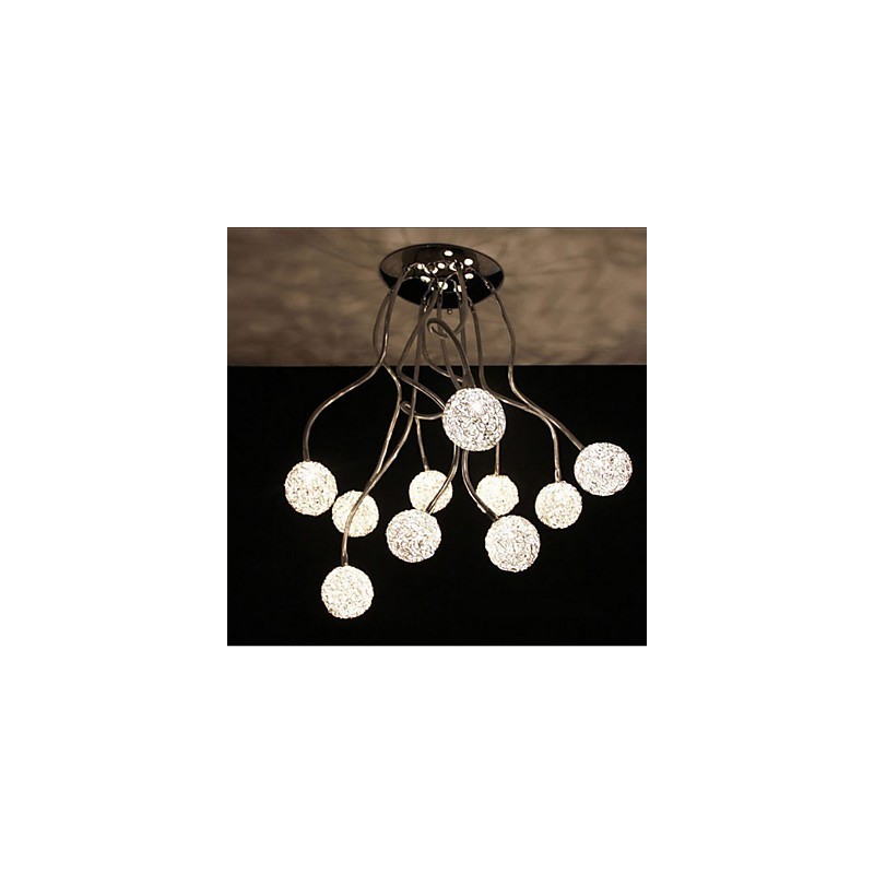 Jednoduché Iron Ceiling Round Iron Kreatívna lampa Lampa z hliníkového drôtu