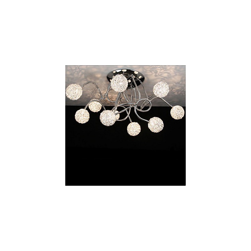 Jednoduché Iron Ceiling Round Iron Kreatívna lampa Lampa z hliníkového drôtu